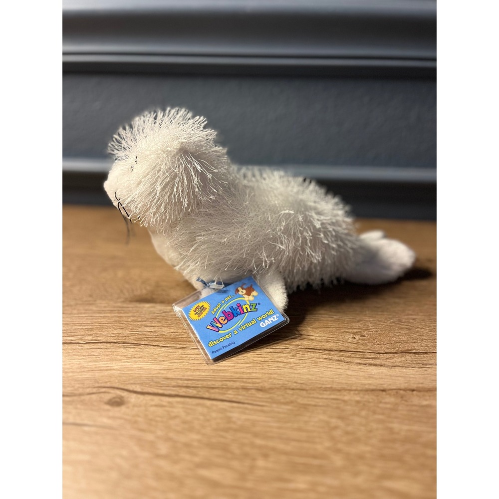 Webkinz White Seal Plush Toy Ganz New With Tag Virtual World Pet